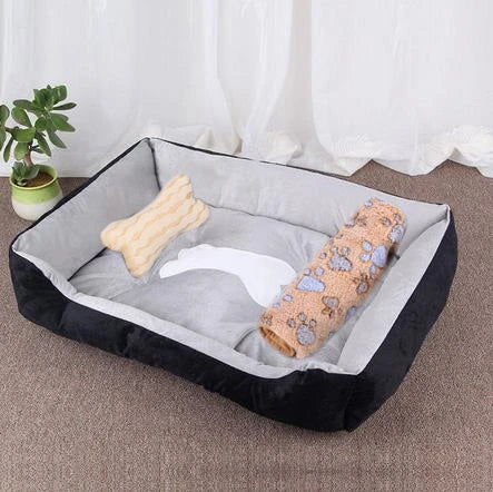 Winter Warm Large Dog Sofa Bed Dog Kneel Cat Mats House Cushion Pet Dog Bed Dog House Soft Nest Dog Baskets Bed For Cat Puppy