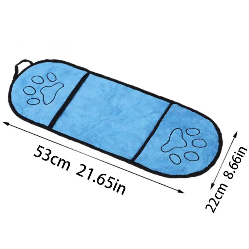 Super Absorbent Pet Bath Towel Quick-drying Water Uptake Cat Dog Towels Soft Bath Robe Dry Pet Cleaning Washcloth Accessories