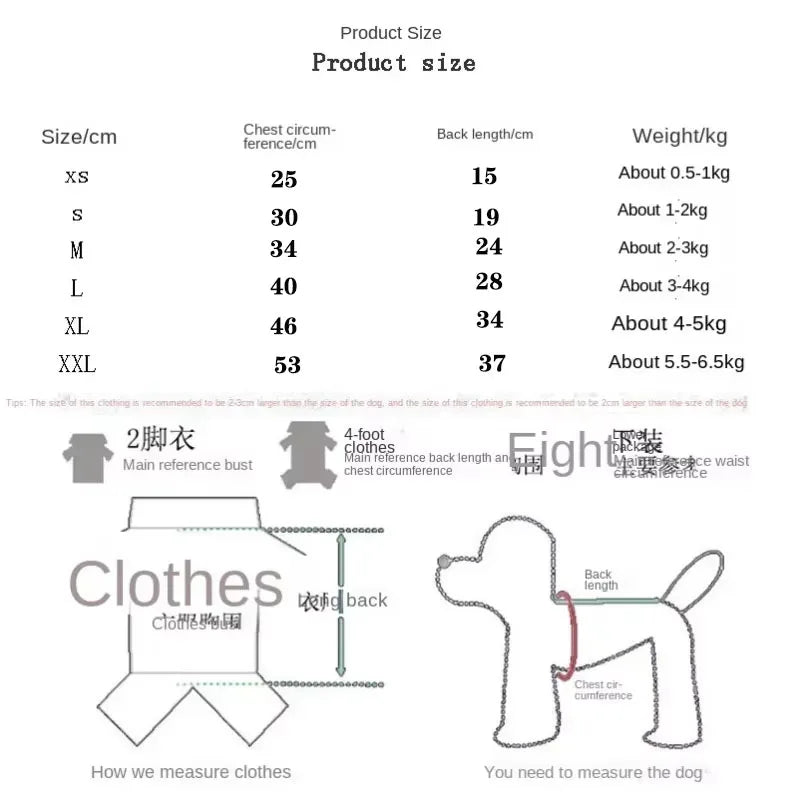 Autumn and winter sweater cowboy pocket two-legged clothes sports wind pet clothes dog cat pet clothes supplies