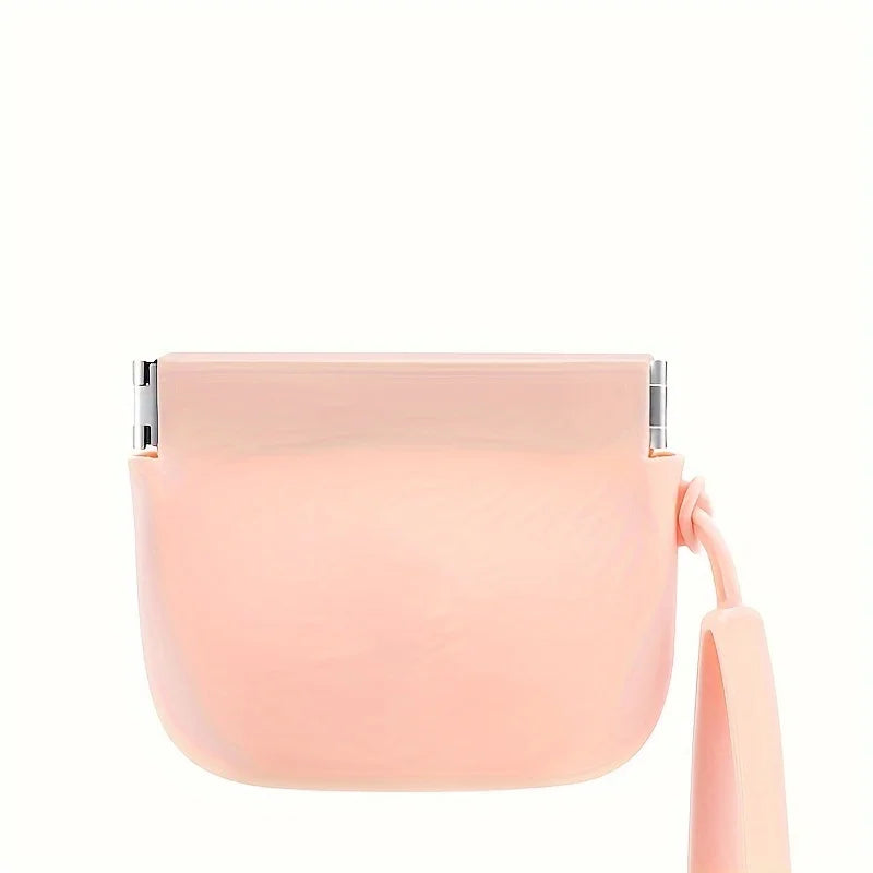 1pc Portable Silicone Dog Treat Bag Pet Dog Train Food Snacks Pockets Bag Walking Dog Training Food Storage Product Supply