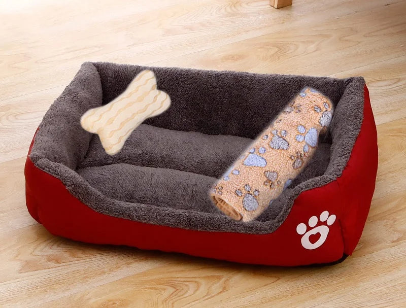 Winter Warm Large Dog Sofa Bed Dog Kneel Cat Mats House Cushion Pet Dog Bed Dog House Soft Nest Dog Baskets Bed For Cat Puppy
