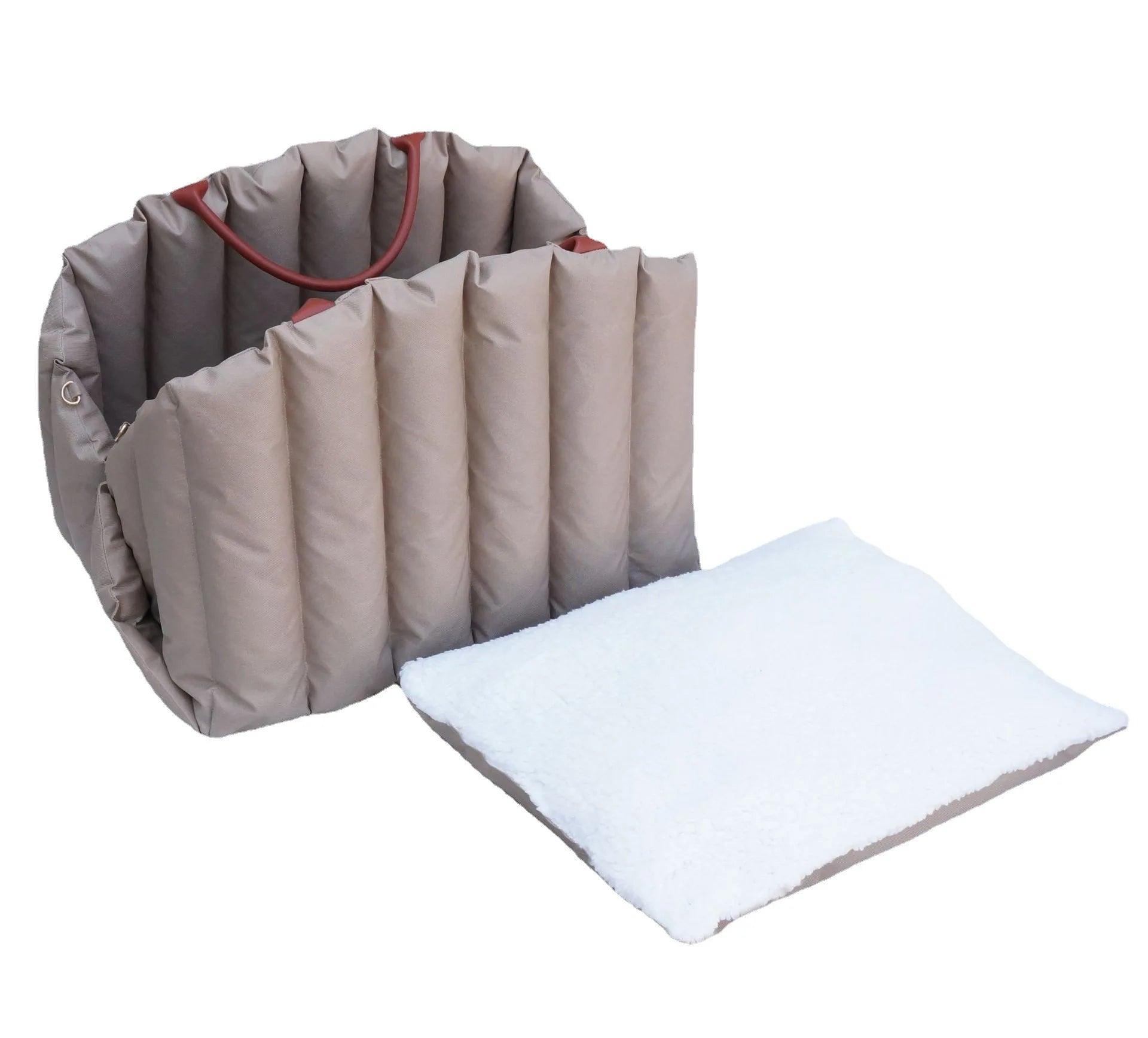 Portable Pet Dog Car Seat Nonslip Carriers Safe Car Box Booster Kennel Bag for Small Dog Cat Travel Carrier Backpack Stuff Items