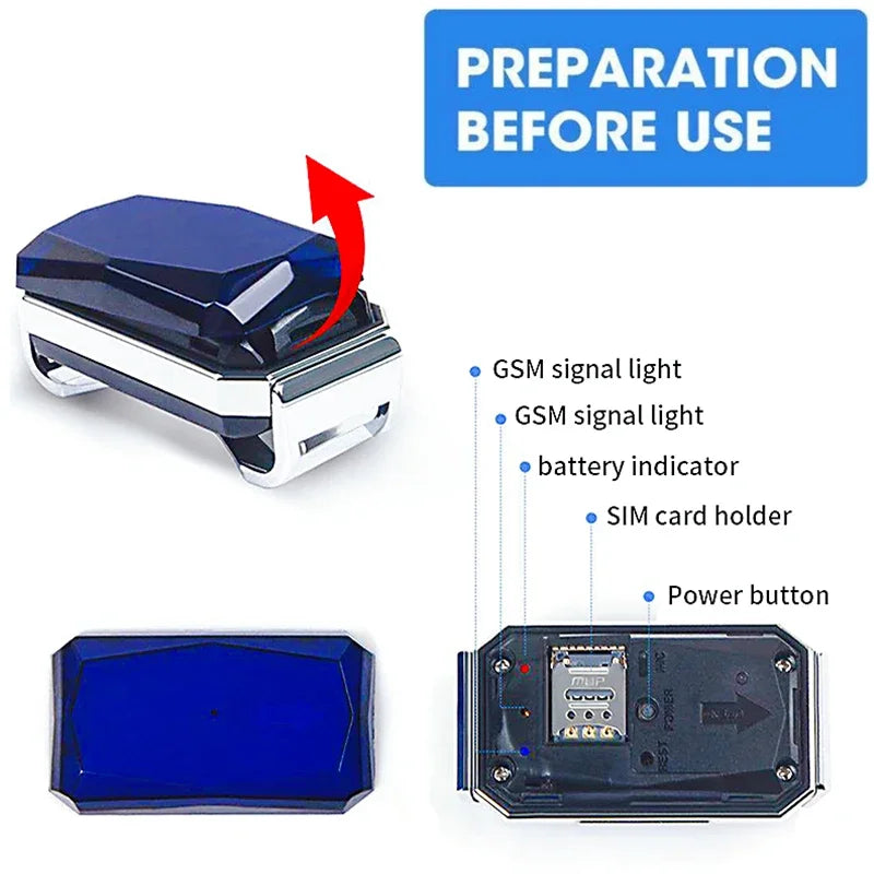 Pet Collar With Gps Tracker Waterproof Anti-Lost Dog Collar For Dogs Cats Outdoor Long Standby Footprint Tracking Locator Items