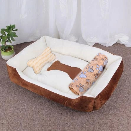 Winter Warm Large Dog Sofa Bed Dog Kneel Cat Mats House Cushion Pet Dog Bed Dog House Soft Nest Dog Baskets Bed For Cat Puppy