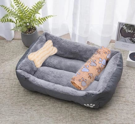 Winter Warm Large Dog Sofa Bed Dog Kneel Cat Mats House Cushion Pet Dog Bed Dog House Soft Nest Dog Baskets Bed For Cat Puppy