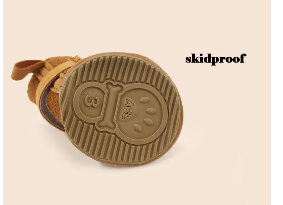 Pet's Plush Winter Socks 4 Pcs Set