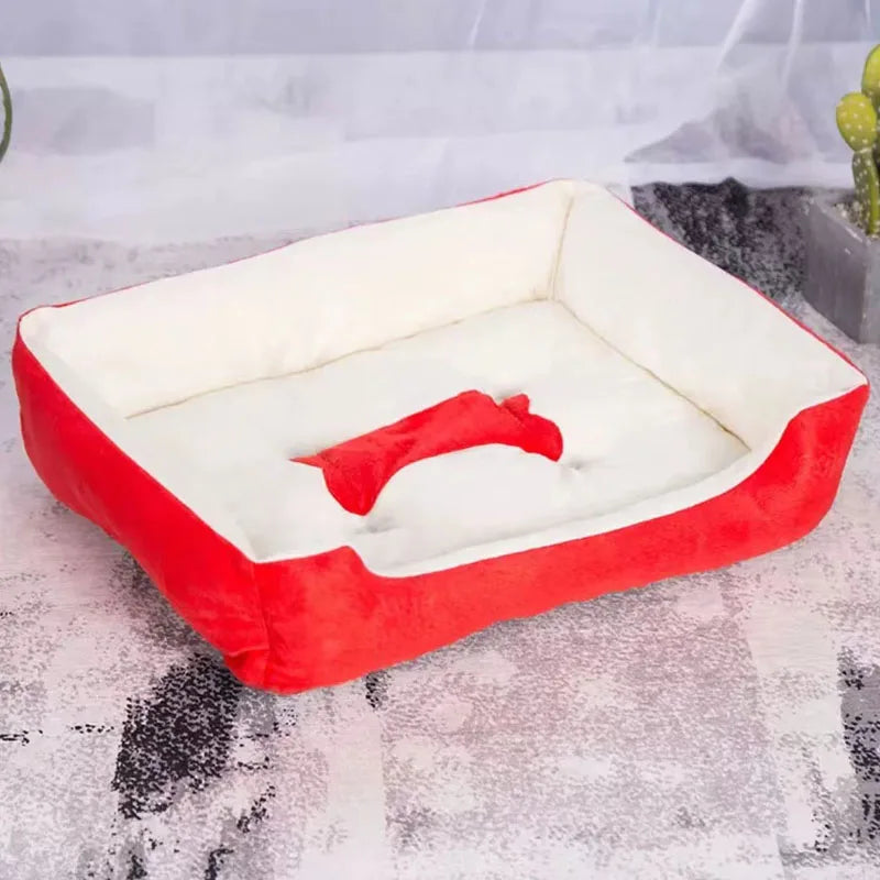 Winter Warm Large Dog Sofa Bed Dog Kneel Cat Mats House Cushion Pet Dog Bed Dog House Soft Nest Dog Baskets Bed For Cat Puppy