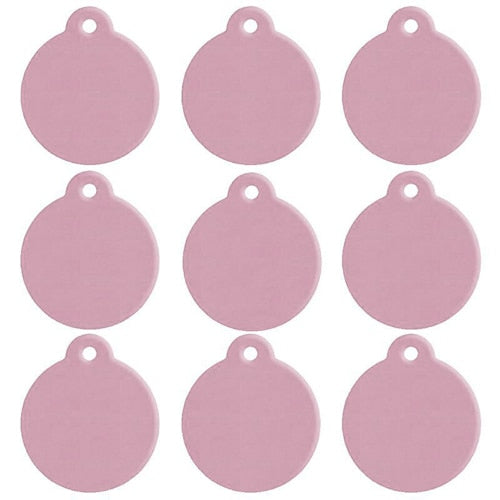 Blank Aluminum Cat ID Tags Set