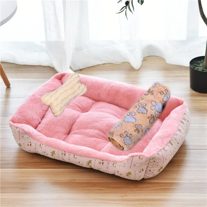 Winter Warm Large Dog Sofa Bed Dog Kneel Cat Mats House Cushion Pet Dog Bed Dog House Soft Nest Dog Baskets Bed For Cat Puppy