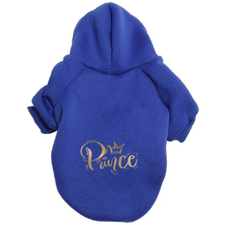 fashion large dog hoodies costom designer clothes autumn winter boy girl puppy cat golden princess prince printed item xs-9xl