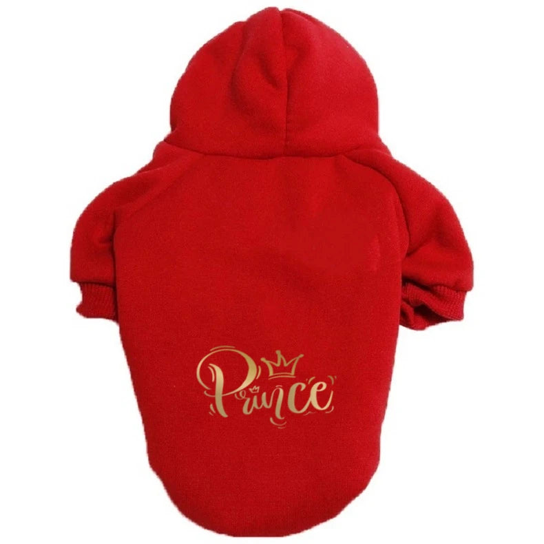 fashion large dog hoodies costom designer clothes autumn winter boy girl puppy cat golden princess prince printed item xs-9xl
