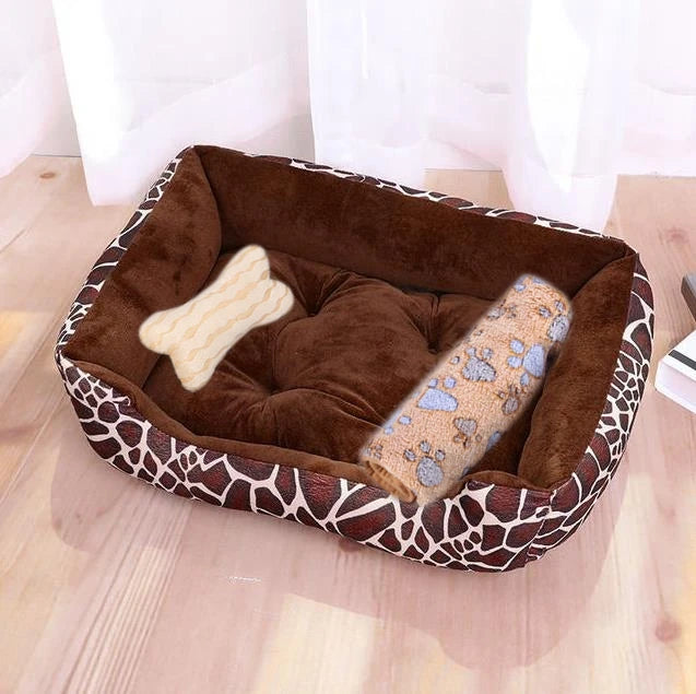 Winter Warm Large Dog Sofa Bed Dog Kneel Cat Mats House Cushion Pet Dog Bed Dog House Soft Nest Dog Baskets Bed For Cat Puppy
