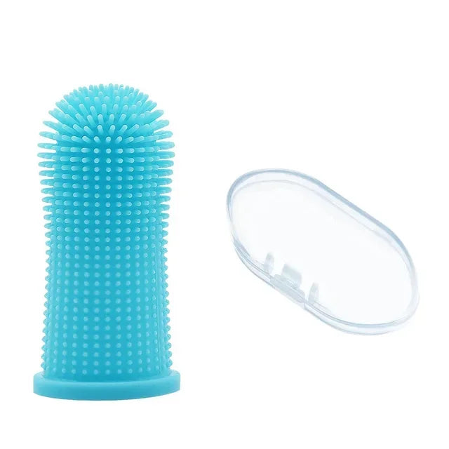Super Soft Pet Finger Toothbrush for Dogs And Cats Nontoxic Silicone Breath Care Dog Toothbrush Cat Toothbrush Pet Products