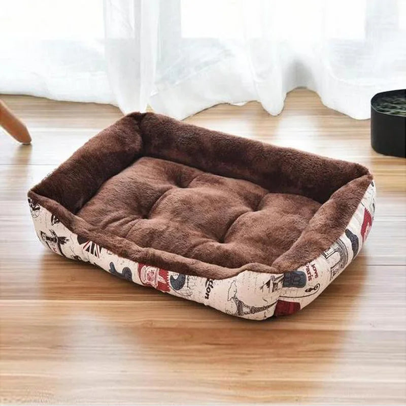 Winter Warm Large Dog Sofa Bed Dog Kneel Cat Mats House Cushion Pet Dog Bed Dog House Soft Nest Dog Baskets Bed For Cat Puppy
